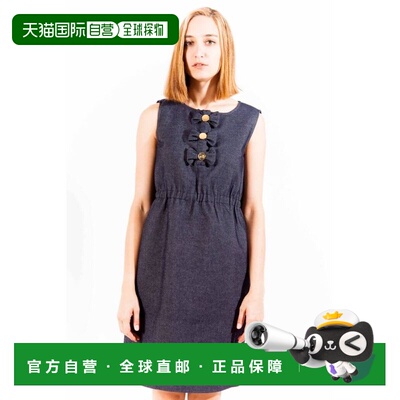 自营Love Moschino Cotone Womens Dress - blue 美国奥莱直发