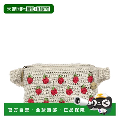 自营 the sakCaraway 小号腰包 - 手工钩编 - 天然草莓 美国奥莱