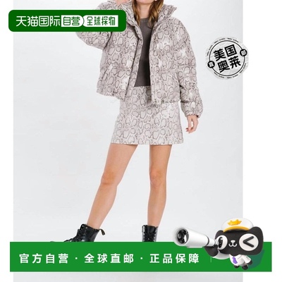 自营 en saison蛇皮印花哈瓦苏羽绒服 蛇皮印花 美国奥莱直发