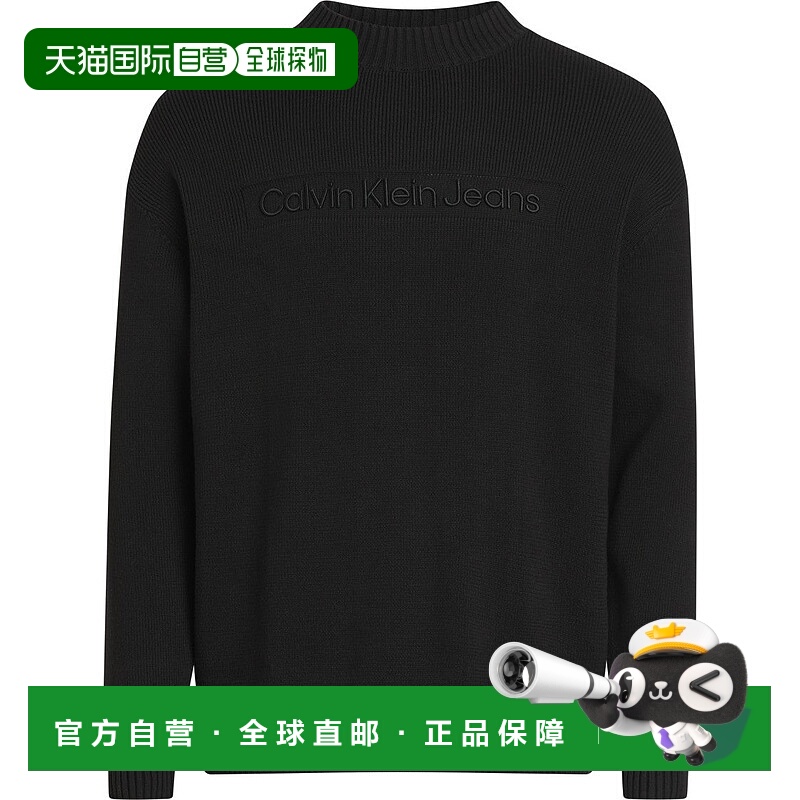 自营calvin kleinHigh Collar Pullover - black 美国奥莱直发