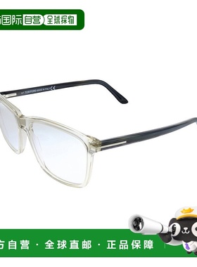 自营Tom Ford FT 5479B 020 56mm 中性矩形眼镜 56mm - 透明灰色