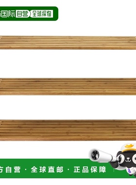 自营Oceanstar 三层竹鞋架 - 棕色 【美国奥莱】直发