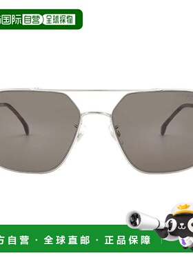 自营Carrera Grey Pilot Unisex Sunglasses CARRERA 1035/GS 001