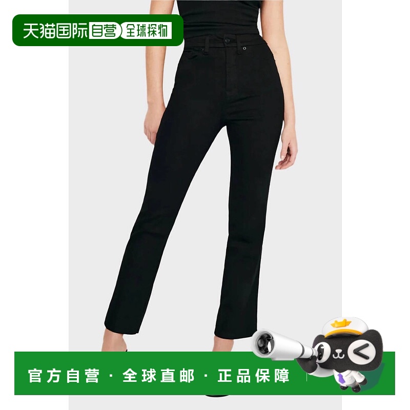 自营good americanWomen's Good Curve Straight Never Fade Jean