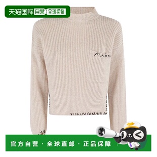 With 自营marniAsymmetrical Turtleneck Sweater Texture Ribbed