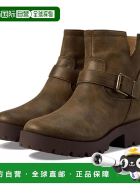 自营Zodiac Miller Boots Women's Bear Brown Round Toe Ankle B