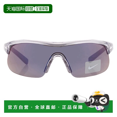 自营Nike Blue Mirror Shield Men's Sunglasses NIKE SHOW X1 DX