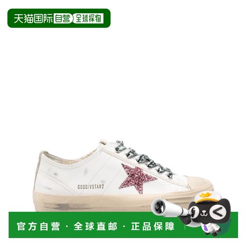 自营golden gooseLow-Top Sneakers with Distressed White Base