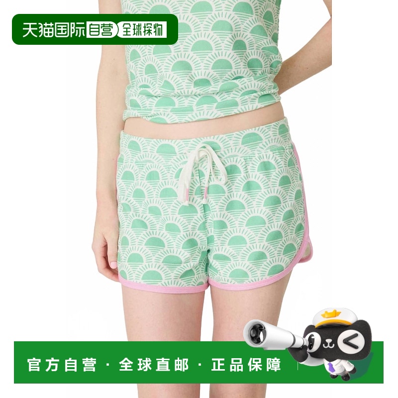 自营 pj salvagePeachy Party Courtside Printed Shorts In Spri