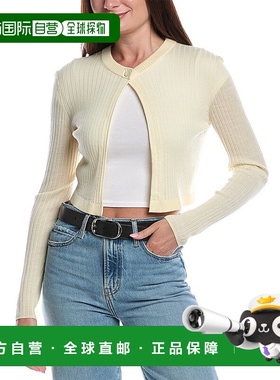 自营 A.L.C.克洛伊羊毛开衫-黄色 美国奥莱直发