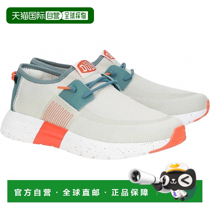 自营hey dudeMen's Sirocco Active Shoes In Blue Grey/orange -