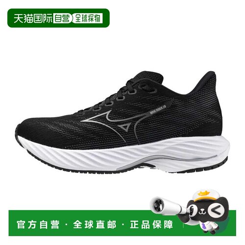 自营Mizuno Wave Rider 28黑色/Harbor Mist J1GD240622女款-黑色