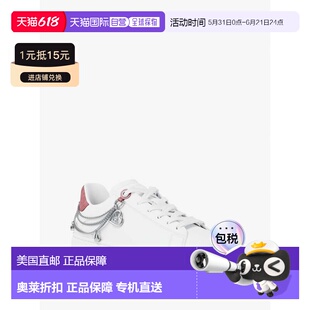 自营michael korsDottie Embellished Leather Platform Sneaker