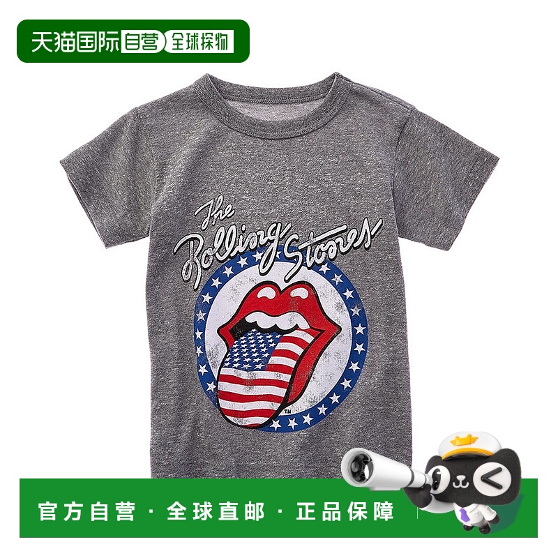 自营Chaser Rolling Stones Americana Tongue T-Shirt - grey 美