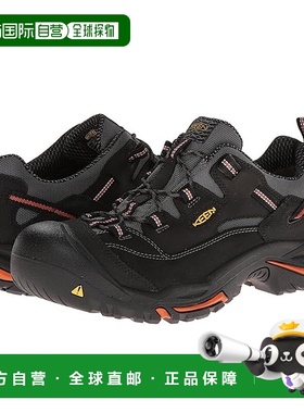 1h可退 香港直邮潮奢 keen 男士 Braddock 低帮运动鞋(Steel Toe)