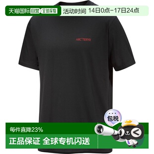 美国直邮始祖鸟 Kragg SL棉质模糊鸟图案短袖男士常规版型登山T恤