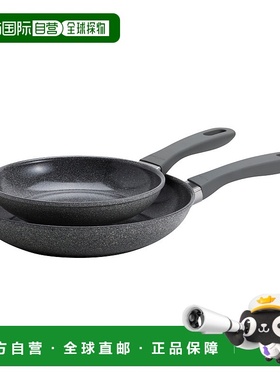 自营ZWILLING Parma Plus陶瓷2-pc铝陶瓷不粘煎锅套装-灰色 美国