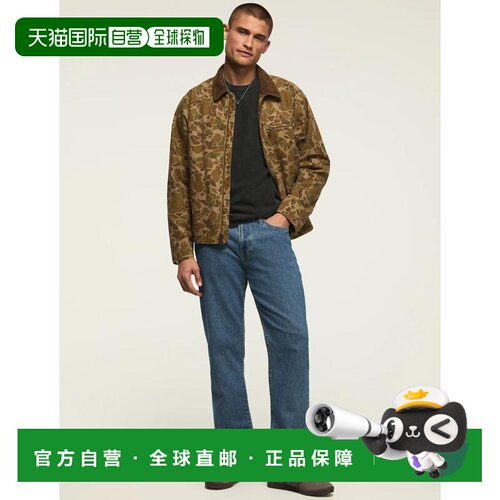 自营lucky brand拉奇品牌男士363复古直筒裤-中等深蓝色 美国奥