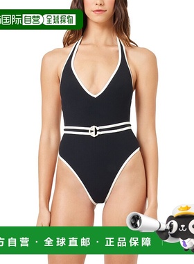 自营 l spaceL*空间凯科斯群岛一体式-黑色 美国奥莱直发泳衣