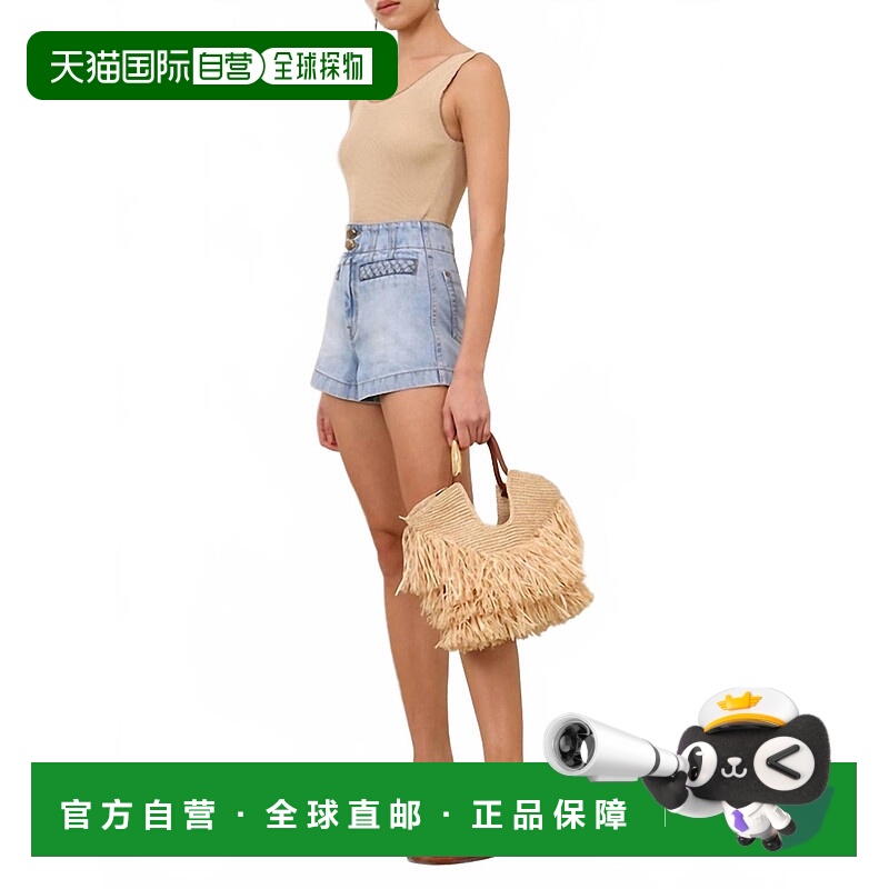 自营zimmermannAscension Scalloped Scoop Tank In Macadamia -