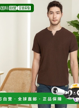 自营 guessEco Ricky Split Tee - new java 美国奥莱直发短袖