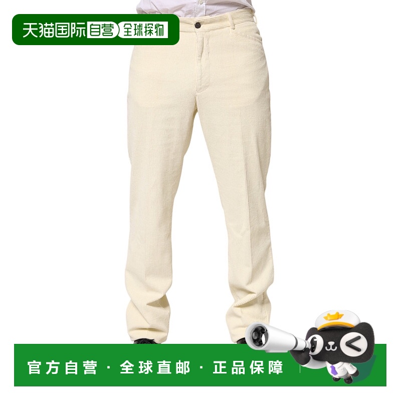自营Burberry Corduroy Cotton Straight Men Trouser Men's Pant
