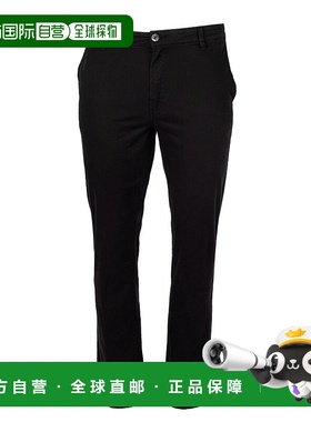 自营 Cutter & Buck 男式 Voyager 斜纹布裤 - 黑色 美国奥莱直发