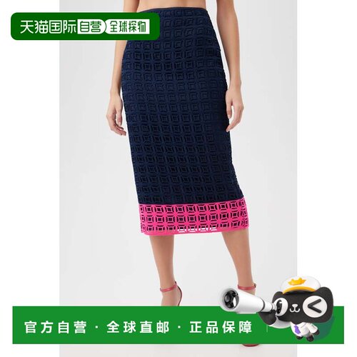 自营trina turkDita 2 Midi Pencil Skirt - Block Party Lace -