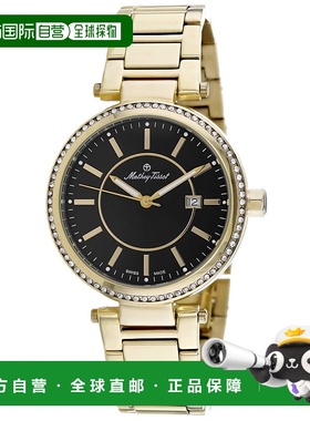 自营Mathey Tissot女式经典黑色表盘手表-黑色 美国奥莱直发