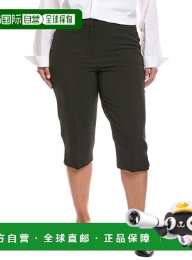 自营Kenneth Cole Plus Pedal Pusher Pant - black 美国奥莱直发