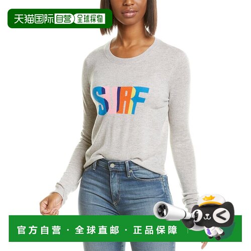 自营Autumn Cashmere Surf Intarsia Cashmere Sweater - grey 美