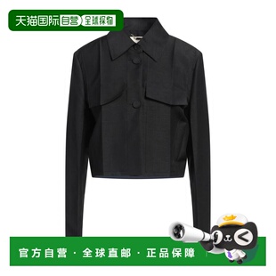 女士短外套夹克 FENDI 经典 领子 1h可退 单排扣 美国直邮