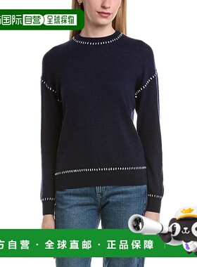自营Bruno Magli Whipstitch Wool & Cashmere-Blend Sweater - b