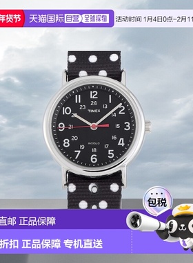 自营 Timex Weekender 黑色波点手表 TW2R63000 多 美国奥莱直发