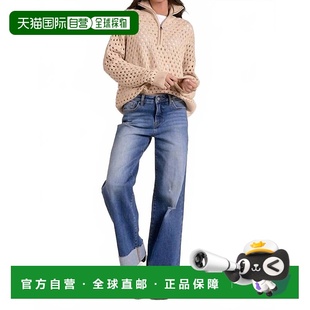 Sweater Zip Beige 美国奥莱 自营elanArabella beige Half