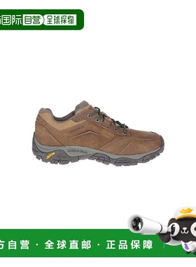 自营 Merrell男士Moab探险蕾丝徒步鞋-土绿色-土绿色 美国奥莱直