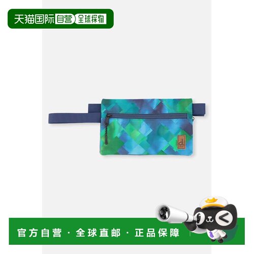 自营deux par deuxPencil Case Blue Diamond Print - blue diamo