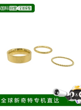 自营 Adornia Stacking Band Set 金 - 黄色 美国奥莱直发