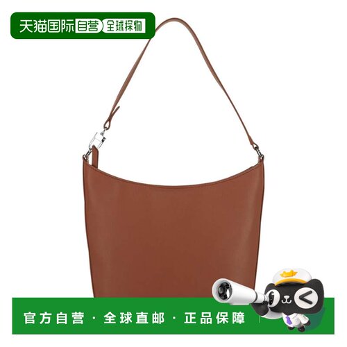 自营by farSuli Nappa Shoulder Bag - brown 美国奥莱直发斜挎包