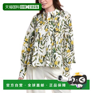 自营Oscar de la Renta Dandelions Poplin Shirt - white 美国奥