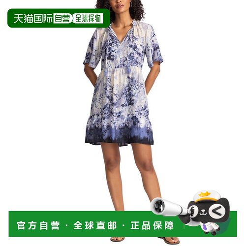 自营Johnny Was Azurra Dress - black 美国奥莱直发连衣裙