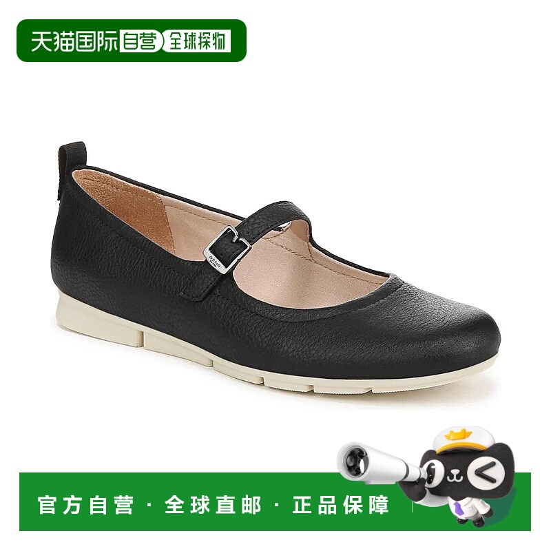 自营Dr. Scholl's Timeless Flats Women's Wide Black Faux Leat