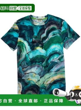 自营Scotch & Soda Relaxed-Fit All-Over Printed T-Shirt - gre