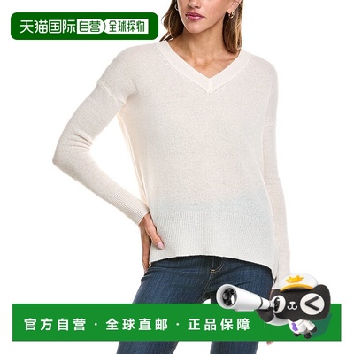 自营philosophy Oversized V-Neck Sweater - white 美国奥莱直发