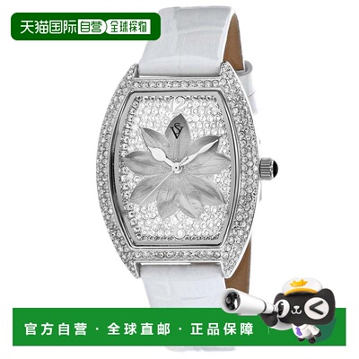 自营Christian Van Sant Women's Lotus White Tonneau 36mm - wh