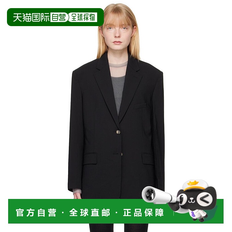 1h可退 【美国直邮】Recto|黑色檀香西装外套