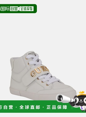 自营guessMizzly Logo High-Top Sneakers - white 美国奥莱直发