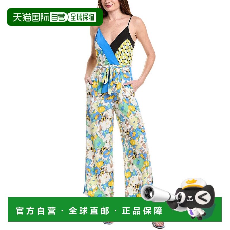 自营 Diane von Furstenberg Tate Jumpsuit - blue 美国奥莱直发
