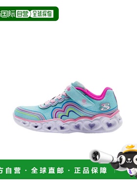 自营Skechers Heart Lights - Retro Hearts Turquoise / Multico