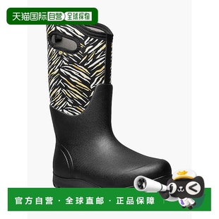 009女式 自营 Classic异国情调72709 Neo 黑色防水农场靴JOBB Bogs